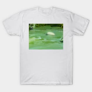 Caterpillar on Waterlily V3 T-Shirt